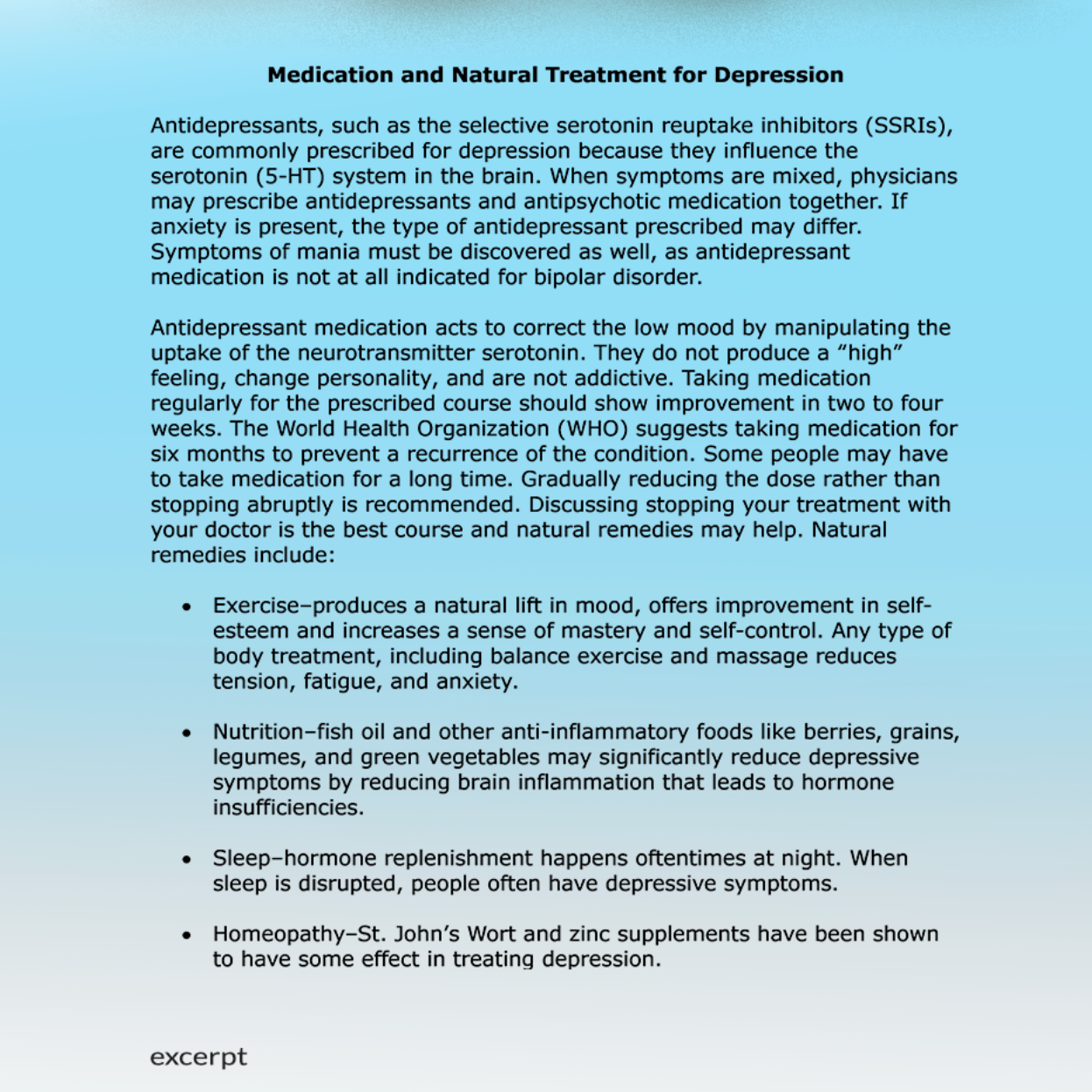 Psychology writing sample